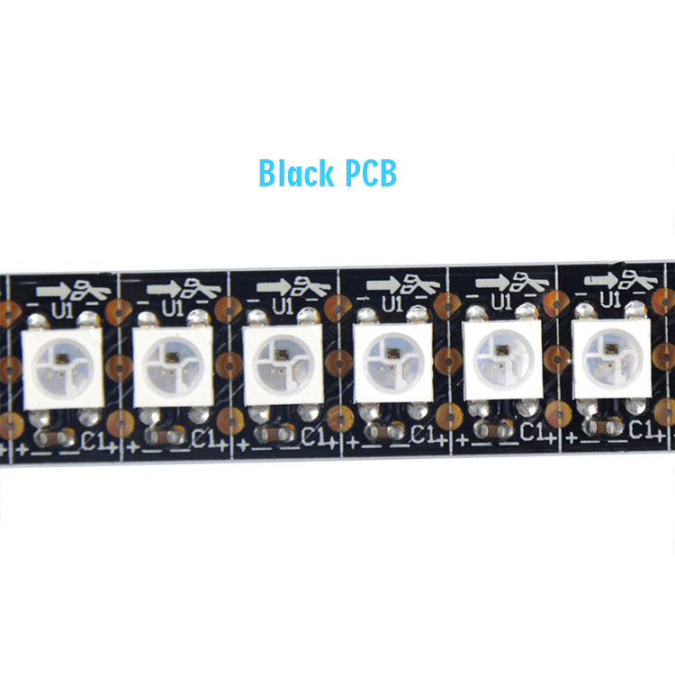WS2811 DC5/12V Programmable LED Strip Lights, Addressable Digital Full Color Chasing Flexible LED Strips, Indoor Use, 288LEDs 6.56ft Per Reel By Sale WS2811 DC5/12V Programmable LED Strip Lights, Addressable Digital Full Color Chasing Flexible LED Strips, Indoor Use, 288LEDs 6.56ft Per Reel By Sale